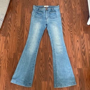 Dittos Vintage Light Wash Flare Jeans